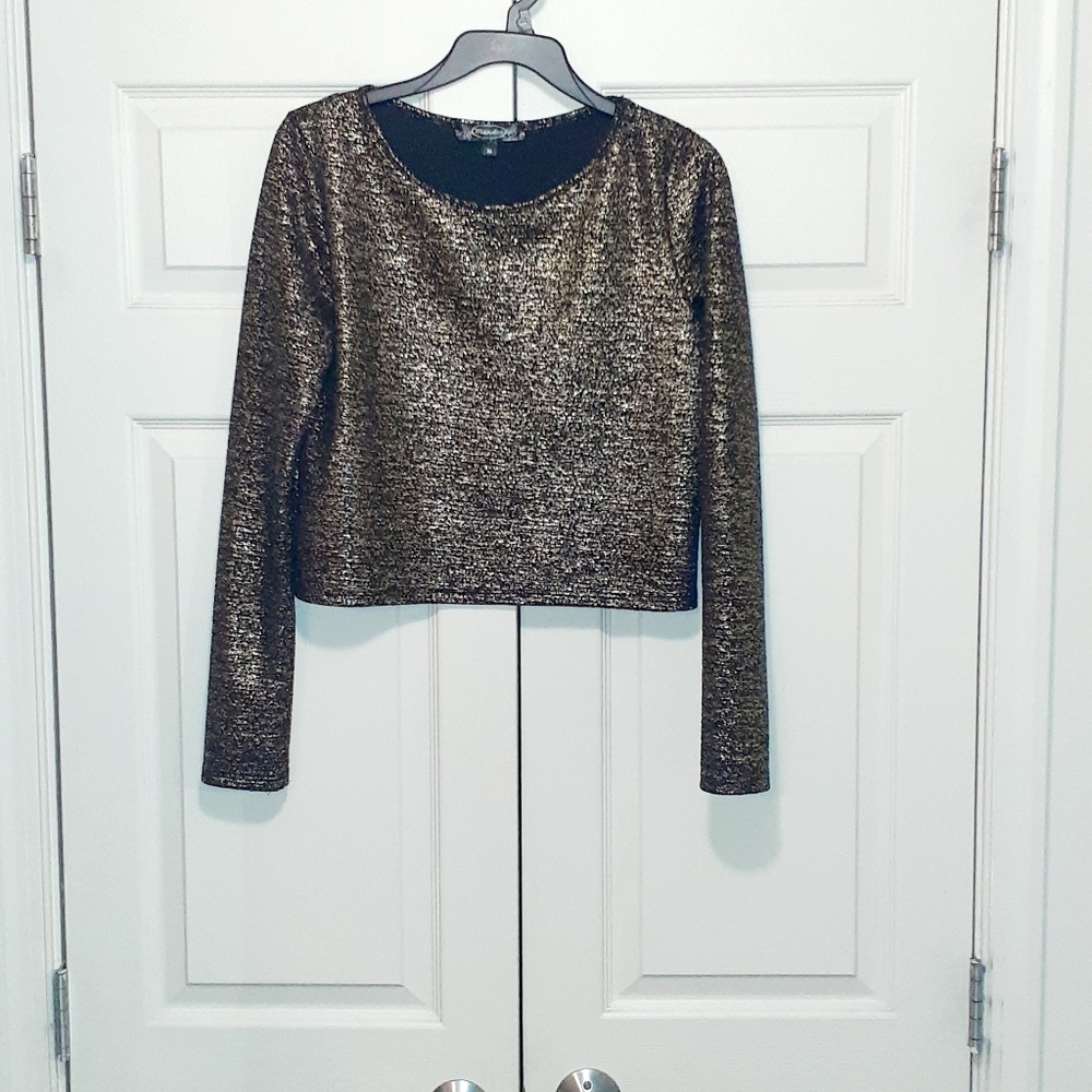 Sparkly crop top